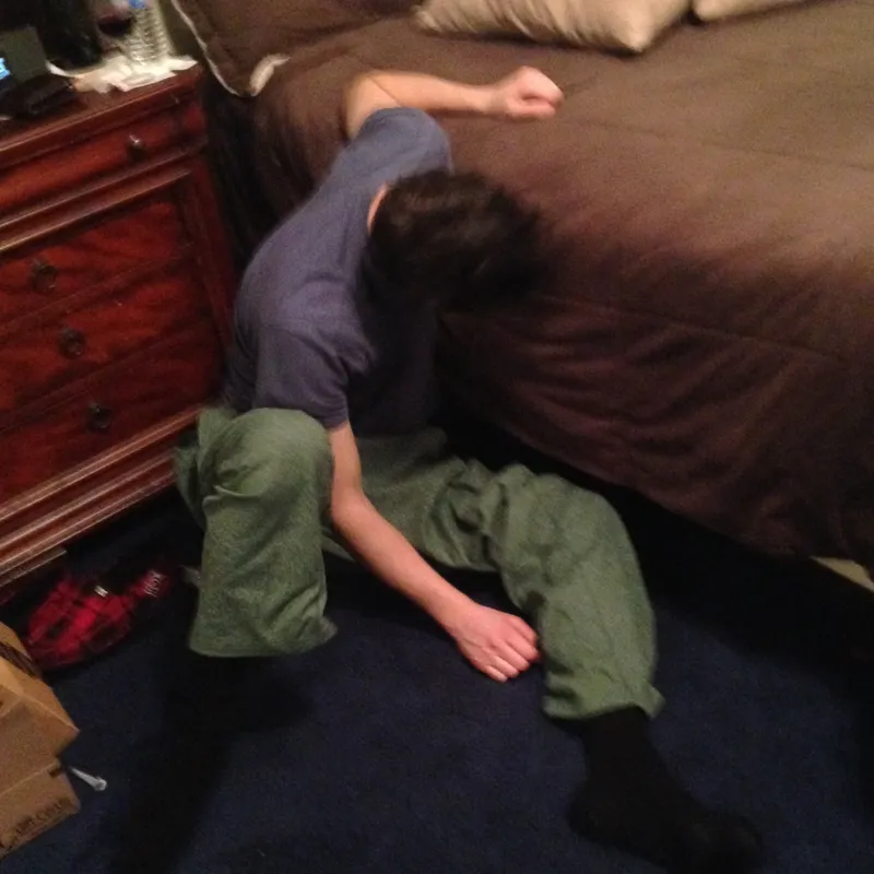 Post blowy passout. Trashy style.